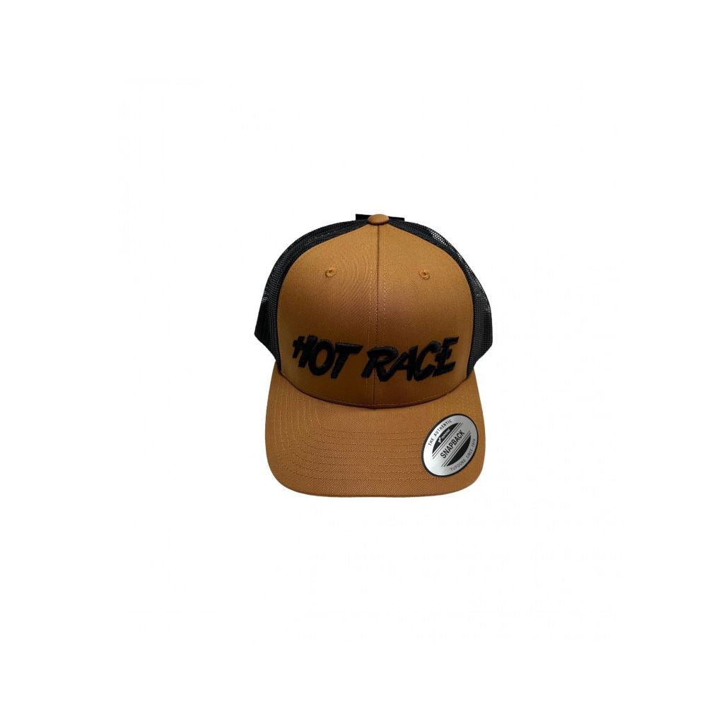 Hot Race Cap Us Style Curve Caramel/ Blk