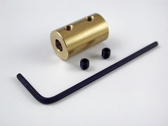 Radio Active Solid Coupling, 3.2mm to 4mm (ea)