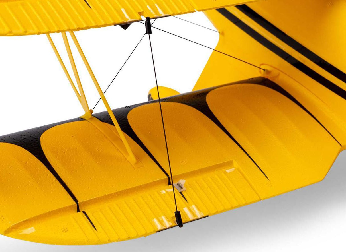 E Flite UMX WACO BNF Basic with AS3X and SAFE Select, Yellow