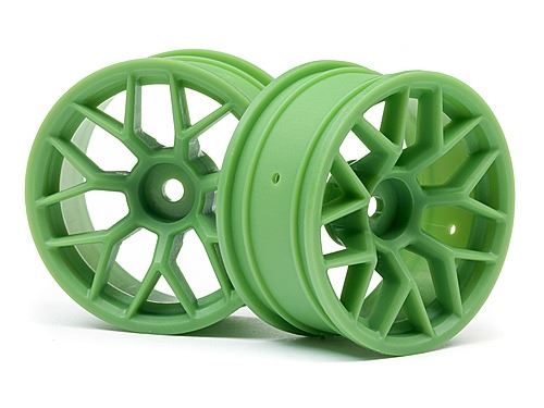 HPI Rtr Wheel 26mm Green (6mm Offset/2Pcs)