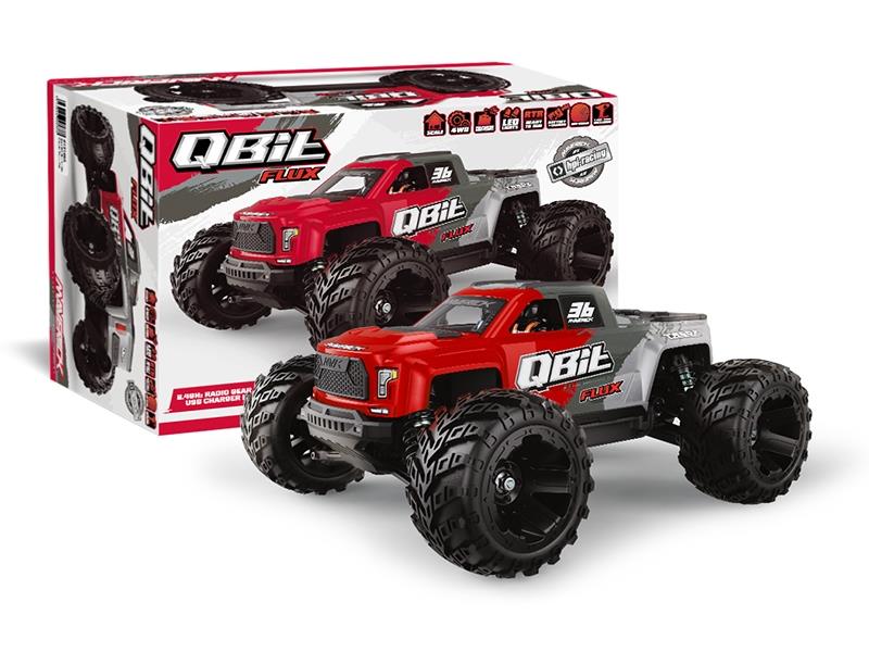 Maverick Qbit MT Flux 1/16th Monster Truck - Red