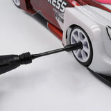 Yeah Racing HD Steel Power Tip 8.0mm Lock Nut Driver (Nano Titanium Coating)