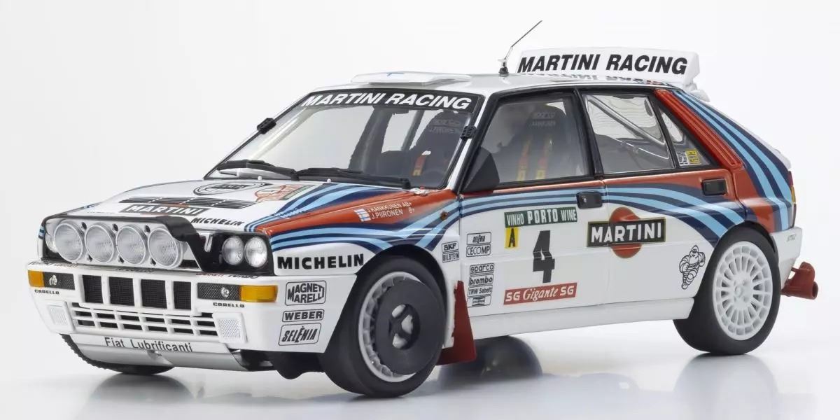 Kyosho 1:18 Lancia Delta Integrale Evo Portugal 1992 Martini Nr.4