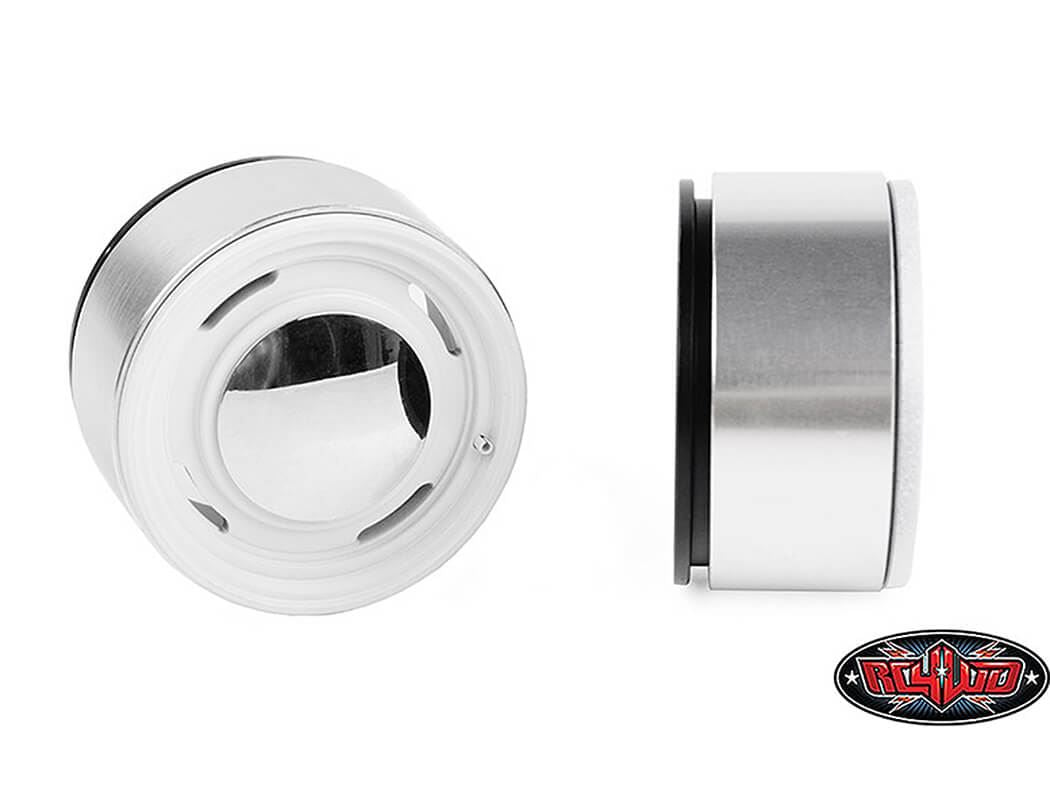 RC4WD ANALOG 1.9'' ALUMINUM CAP WHEELS (WHITE)