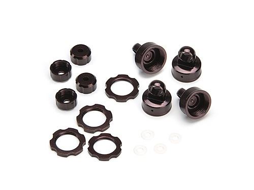 HPI Shock Color Parts Set, Dark Brown Anodized