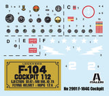 Italeri 1/12 F104G Cockpit