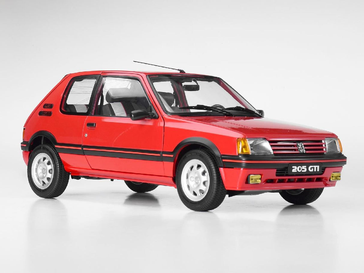 Ixo (Parent) Red Peugeot 205 1.9 Gti 1/8 Scale Full Metal Kit