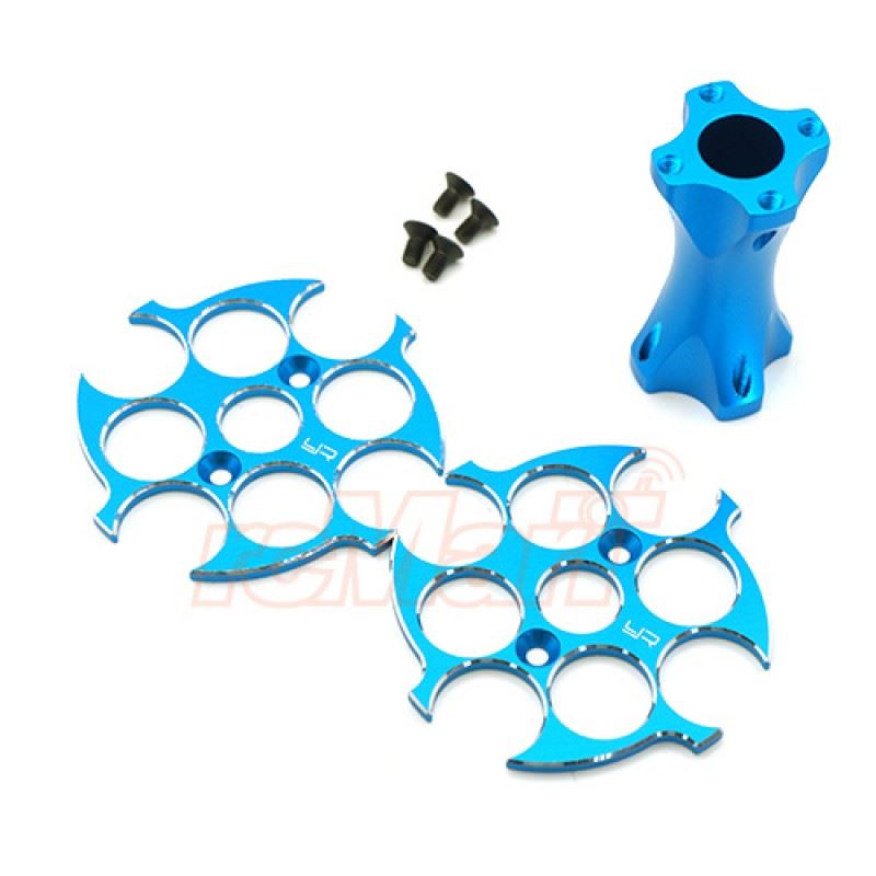 Yeah Racing Aluminum Damper Refilling Holder Blue For 1/10 Touring Drift