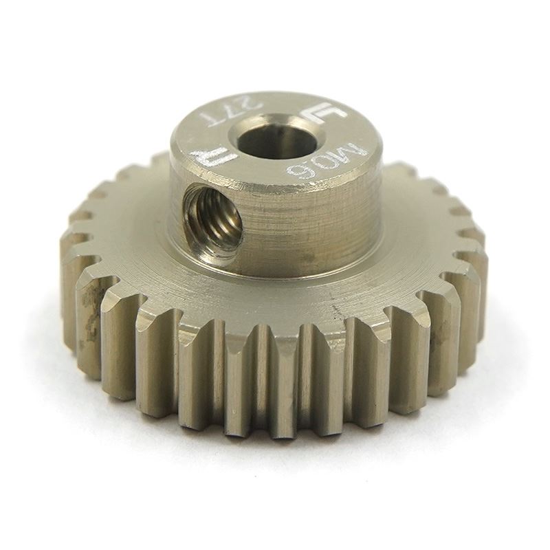 Yeah Racing Aluminum 7075 Hard Coated Motor Gear/Pinions 06 Pitch 27 Teeth For Tamiya Car Kits