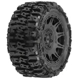 Proline 1/6 Trencher F/R 5.7In Tires Mounted 24mm Black Raid 8X48 Hex
