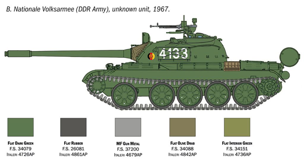 Italeri T-55 MBT -