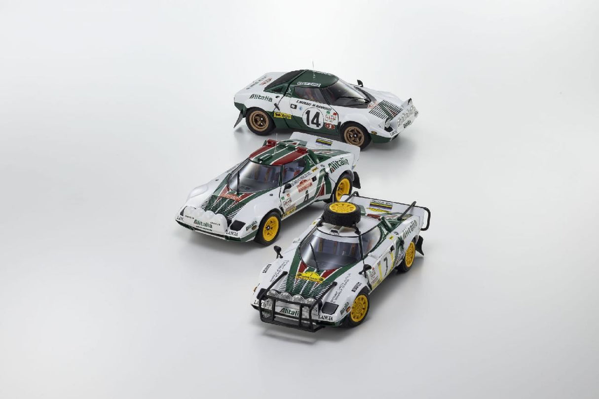 Kyosho 1:18 Lancia Stratos Hf S.Munari 3Rd Safari Rally 1977 Nr.7