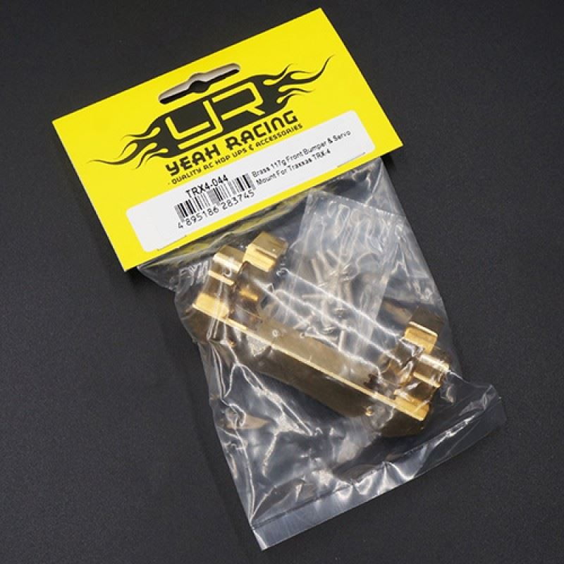 Yeah Racing Brass 117g Front Bumper & Servo Mount For Traxxas TRX-4 TRX-6