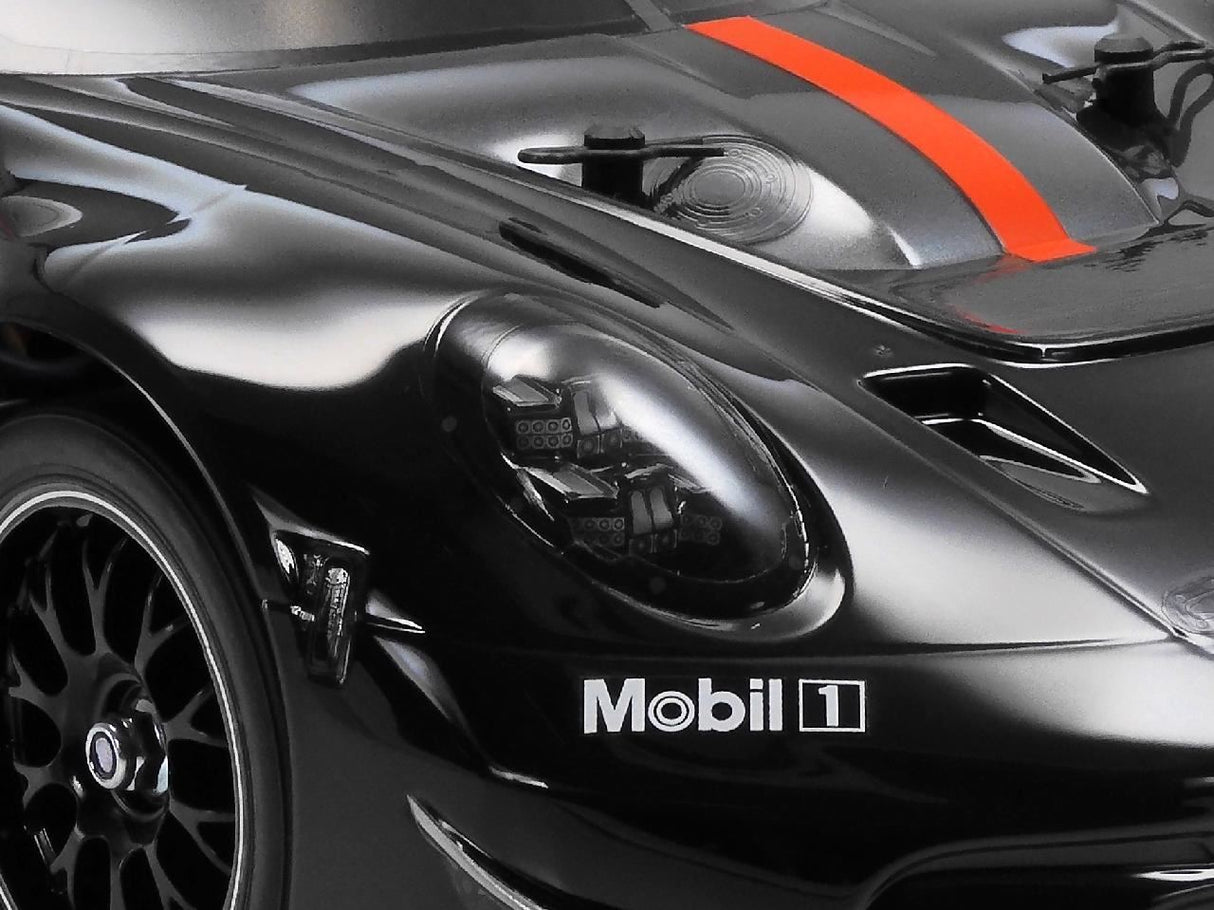Tamiya Porsche 911 Gt3 R (992) With Black Painted Body (Tt-02)