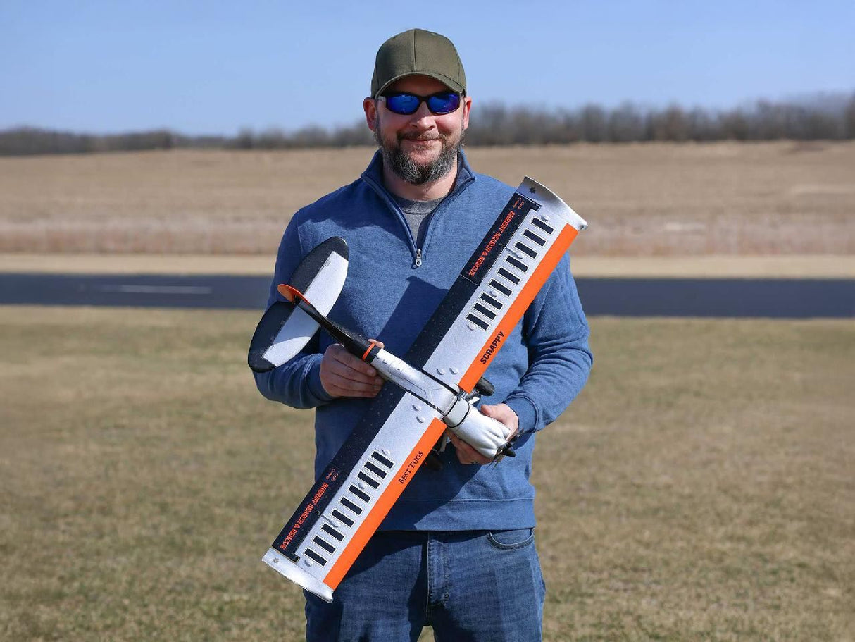 E Flite Micro Scrappy 800Mm Bnf Basic With As3X And Safe Select