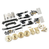 Yeah Racing Metal Upgrade Parts Set For Axial SCX24 C10 Jeep 133.7mm Wheelbase