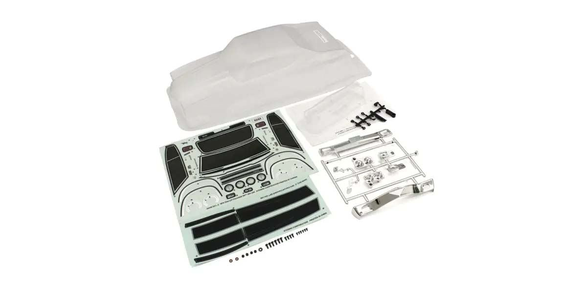Kyosho Fazer Fz02 1:10 Chevy Chevelle R Ss 454 Ls6 Clear Body Set