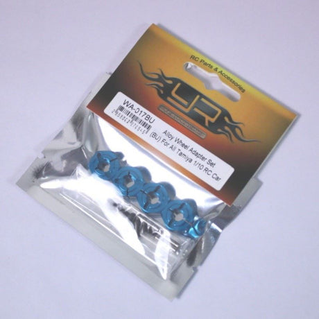 Yeah Racing Aluminum 5.5mm Wheel Adapter Set (BU) For All 1/10 Touring Drift Crawler Car