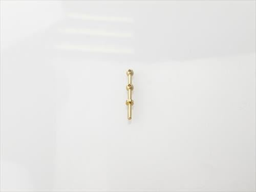 RACTIVE 2 Hole Stanchion, Brass 10mm (Pk10)