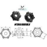 METHOD 6x40/12.5MM OFFSET 24MM ALUMINIUM HEX ADAPTOR-XMAXX/XRT(PR)