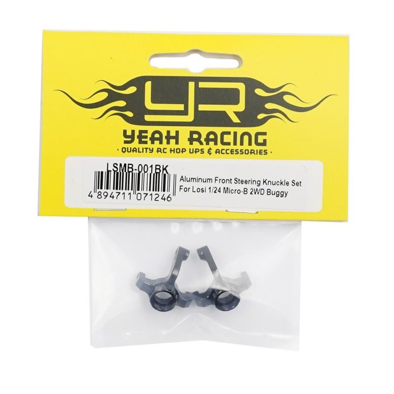Yeah Racing Aluminum Front Steering Knuckle Set For Losi 1/24 Micro-B 2Wd Buggy / 1/28 Micro-T Truck
