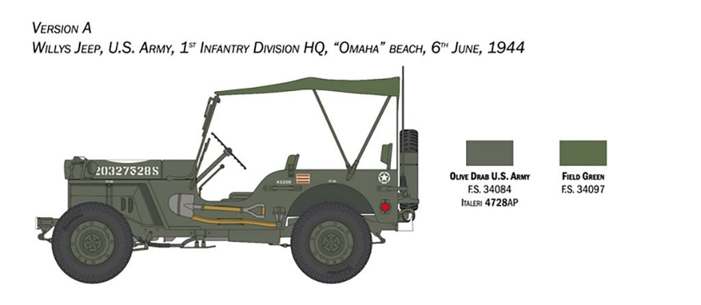 Italeri 1/24 Willys Jeep MB