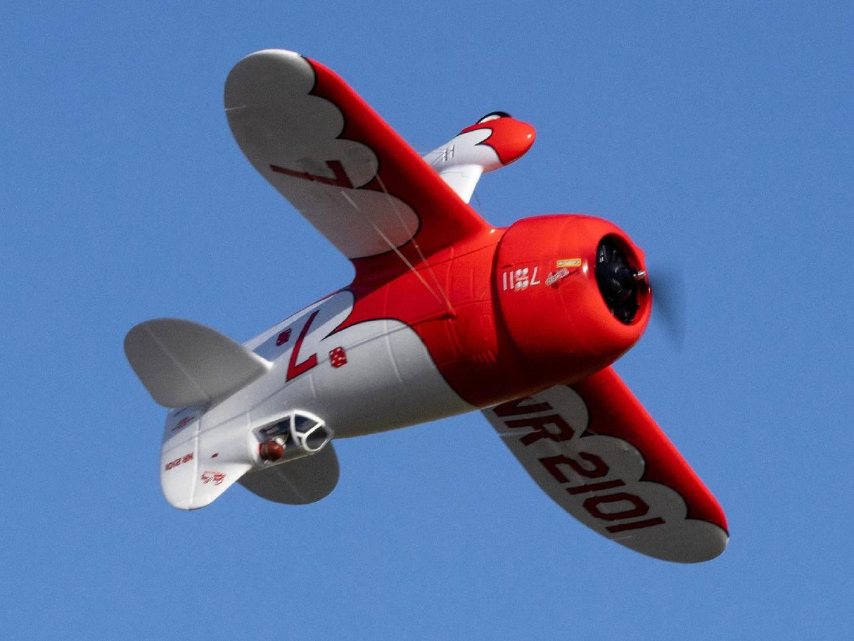E Flite Gee Bee R-2 1.0M Bnf Basic With As3X+ And Safe Select