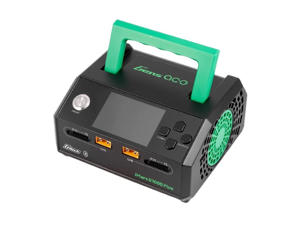 Gens Ace Imars D1000 Plus G-Tech Dual Smart Charger Ac 1000W