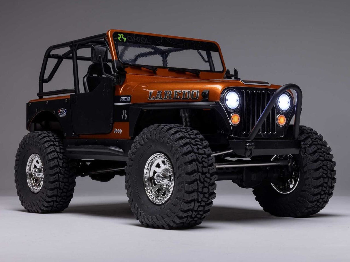 Axial 1/10 Scx10 Iii Jeep Cj-7 4X4 Rtr Rock Crawler, Copper