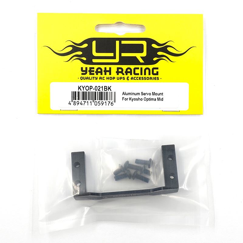 Yeah Racing Aluminum Servo Mount For Kyosho Optima Mid
