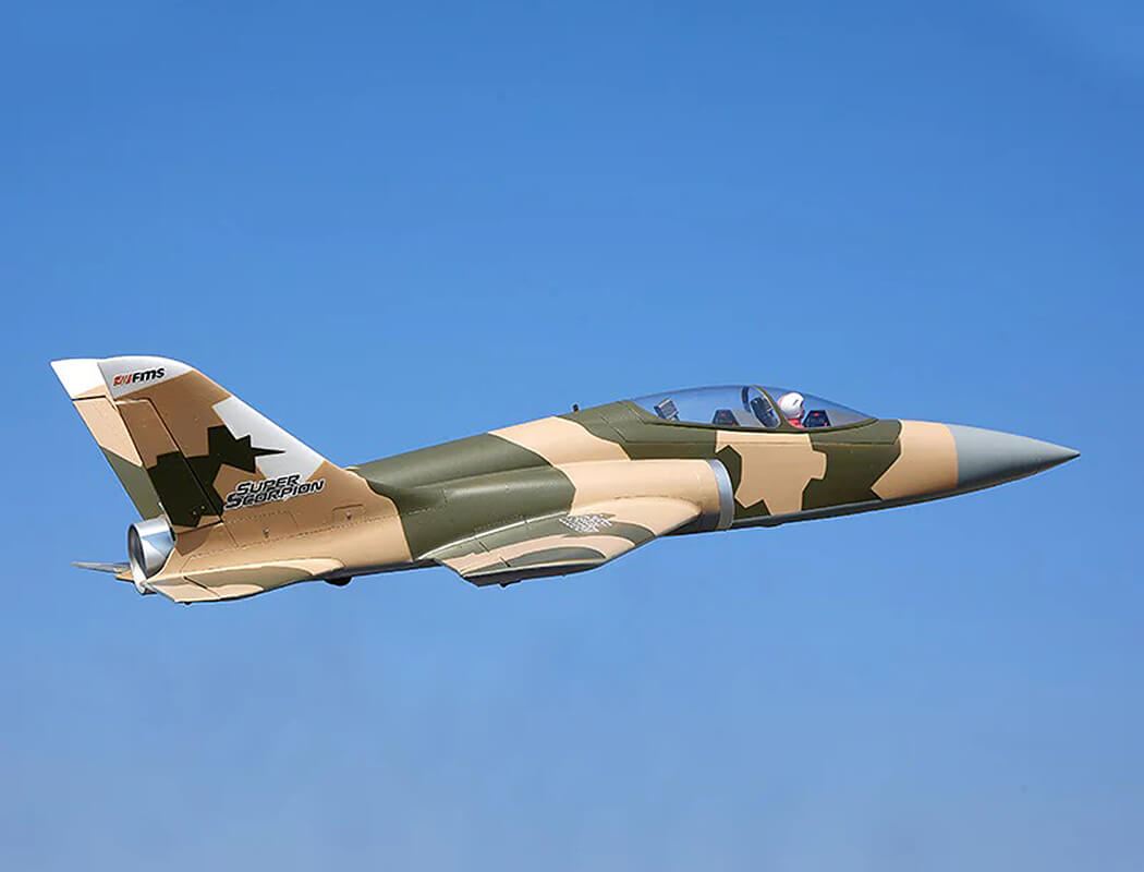 Fms 90Mm Edf Super Scorpion Pnp V2 8S Jet - Camo