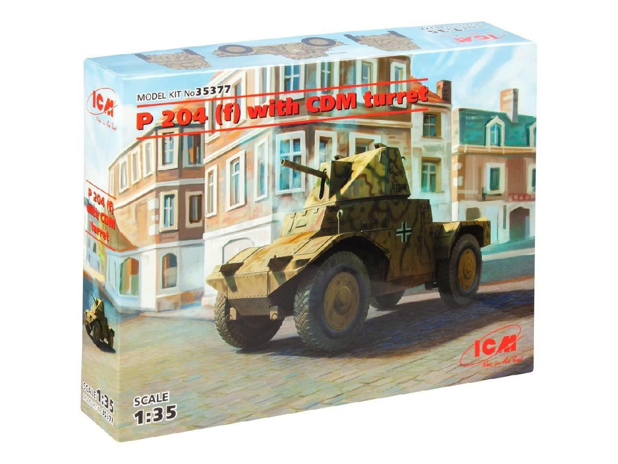 Icm Panzerspähwagen P 204 (F) With Cdm Turret, Wwii German Armoured Vehicle