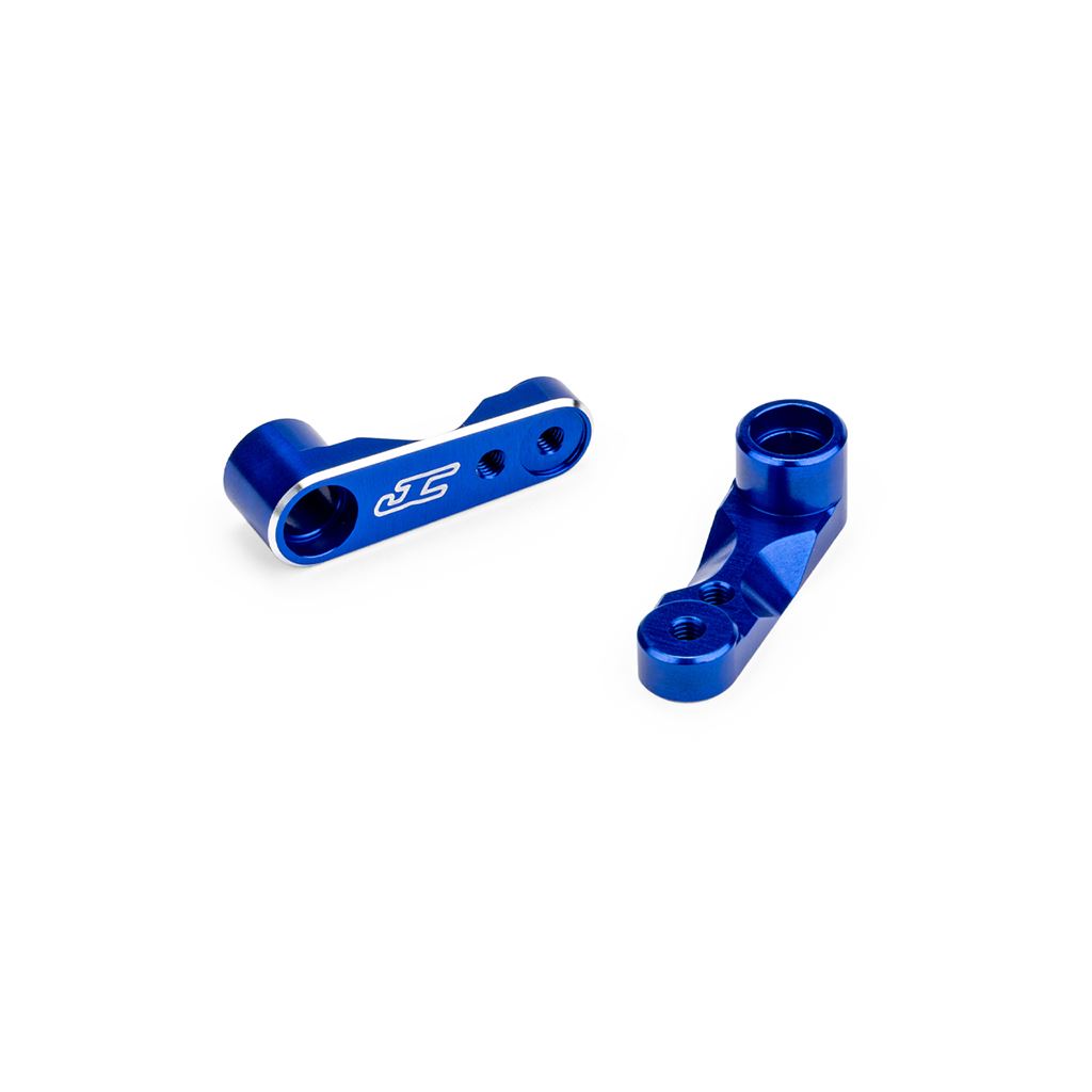 Rc10B7 Alloy Steering Bell Cranks Fits Jc5209 Blue