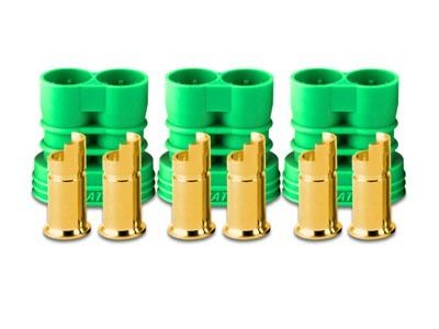 CASTLE Castle Polarized Bullet Conn Female, 6.5mm Pk3