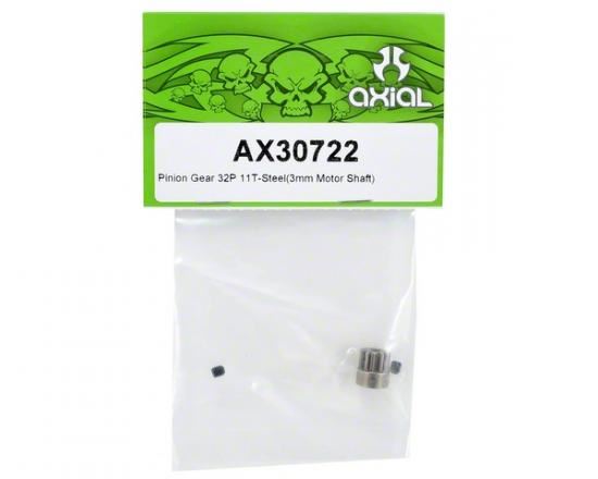 AXIAL Pinion Gear32P 11T Steel 3mm Motor Shaft