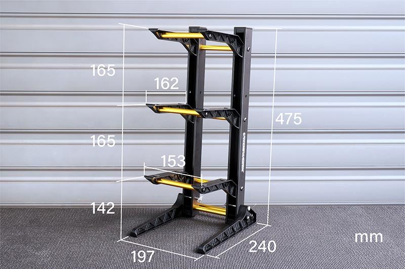 Koswork Rc Car Display Stand Rack 3 Layer 200X240X475Mm