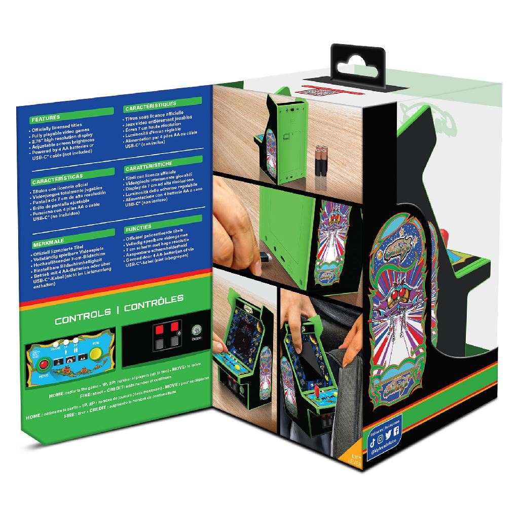 My Arcade (Parent) Galaga Micro Player Pro 6.7In Portable Retro Arcade (2 Games in 1)