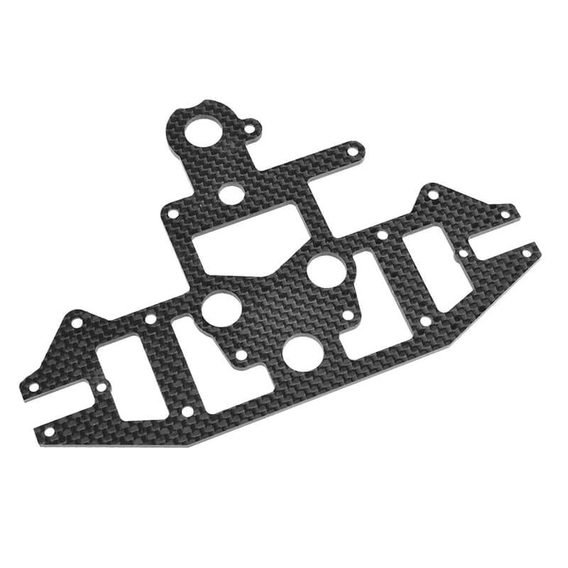 Corally Suspension Plate Ssx823 Front Lower 3K Carbon