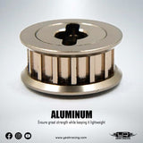 Yeah Racing Aluminum Pulley 2Pcs For Yokomo 870C Super Dog Fighter Yz10 2023 Yz-W91