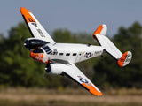 E Flite Beechcraft D18/Rc-45J 1.5M Pnp