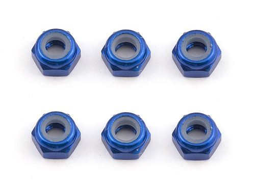 ASSOCIATED FT M3 LOCKNUT BLUE ALUMINIUM