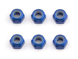 ASSOCIATED FT M3 LOCKNUT BLUE ALUMINIUM