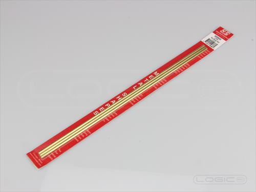 KS 300mm Round Brass Rod 3.5mm Dia (Pk3)