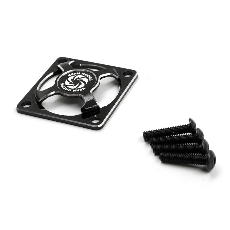 Yeah Racing Aluminum 30x30mm Fan Protector Black