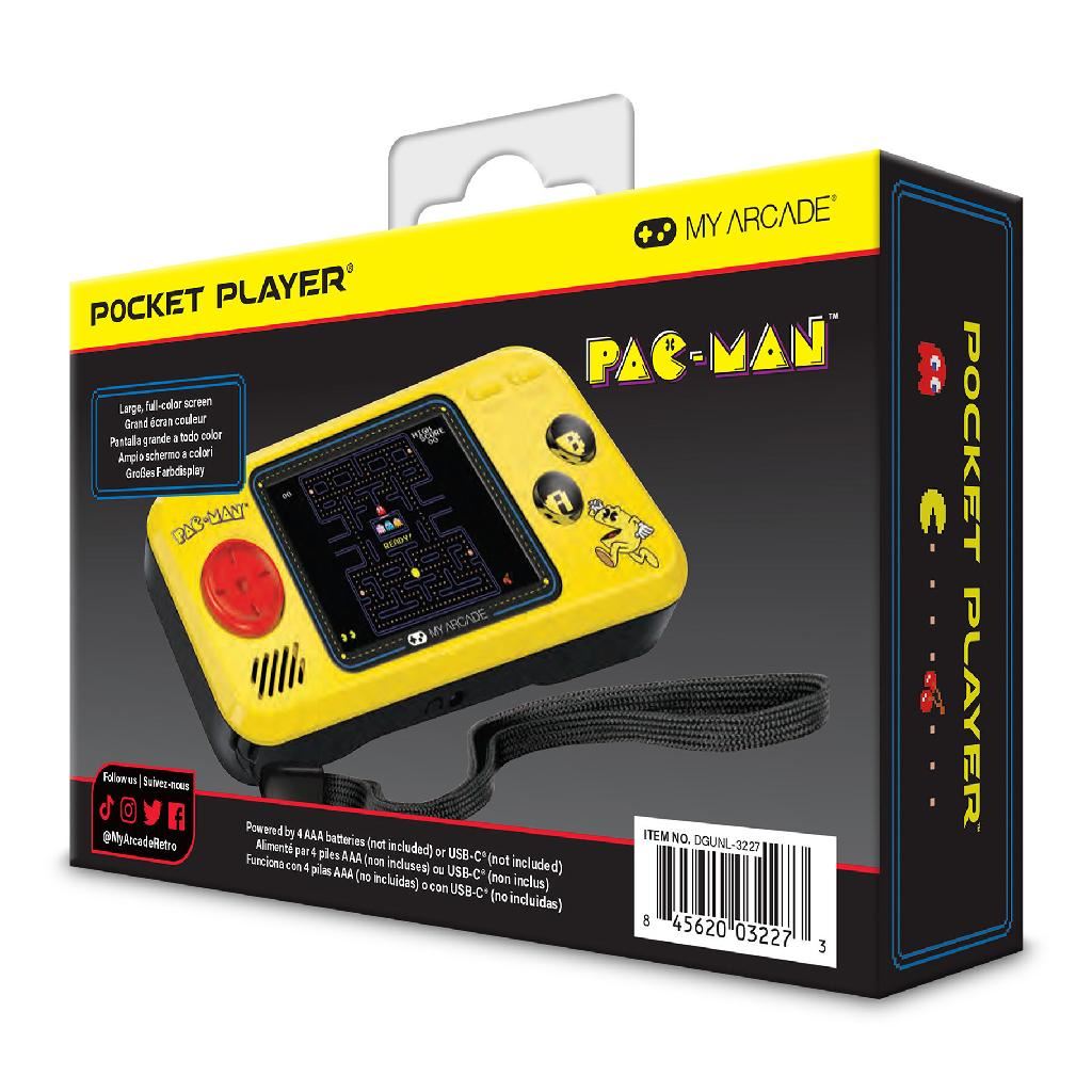 My Arcade (Parent) Pac-Man Pocket Player Portable Gaming System (3 Games in 1)