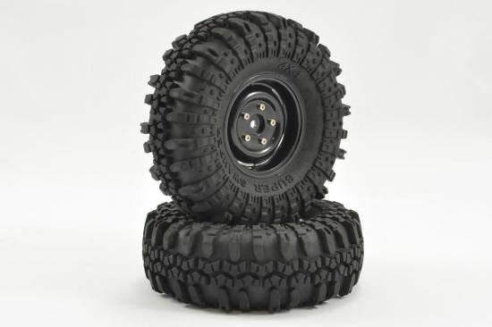 FASTRAX 1:10 CRAWLER SWAMPER 1.9 SCALE WHEEL &#248;118MM TYRE (BLACK)