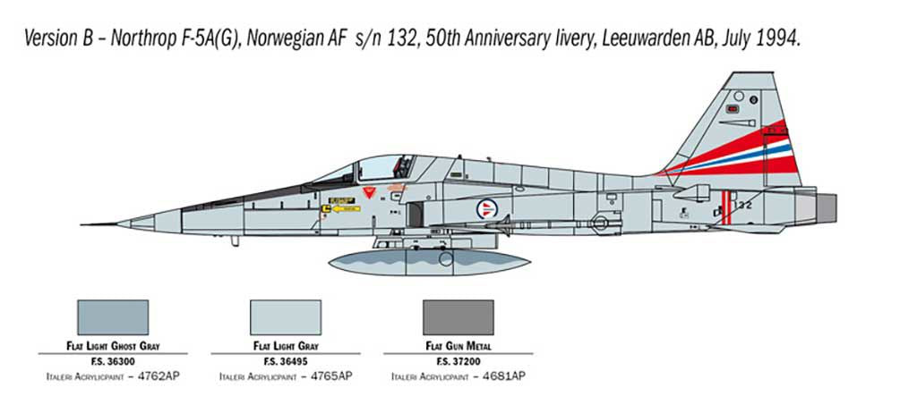 Italeri F-5A Freedom Fighter