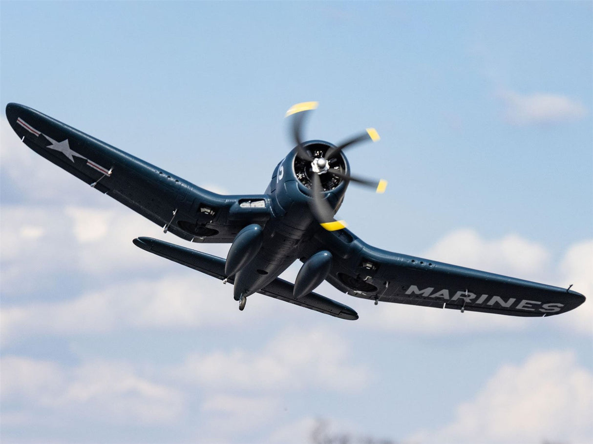E Flite F4U-4 Corsair 1.2m BNF Basic with AS3X and SAFE Select