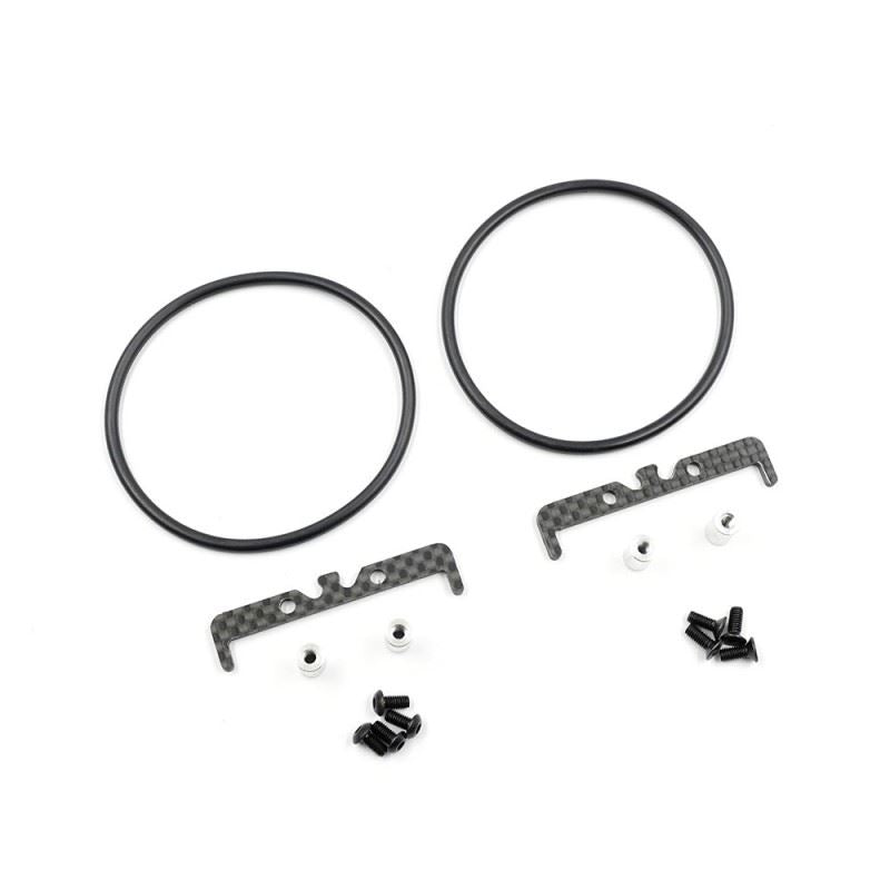 Yeah Racing Graphite Battery Holder For Yokomo 870C Super Dog Fighter Yz10 2023 Yz-W91