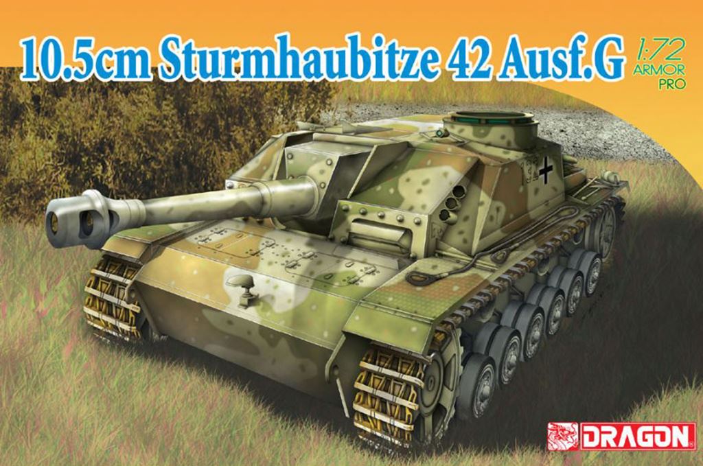 Dragon 1/72 10.5cm Sturmbaubitze 42 Ausf.G  (Upgraded to NEO Track)in